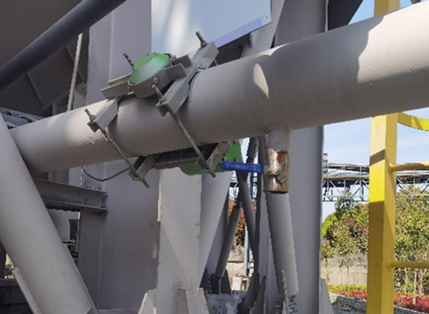 Na-22放射性仪表矿业公司浓密机下口矿浆浓度测量工况(图1)