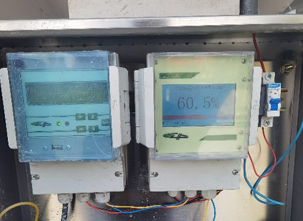 Na-22放射性仪表矿业公司浓密机下口矿浆浓度测量工况(图2)