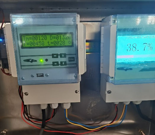 Na-22放射性仪表 金矿溢流管道密度测量现场案例(图4)