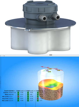 3D雷达物位扫描仪在选煤生产中的应用(图3) 3D雷达物位扫描仪在选煤生产中的应用(图3)