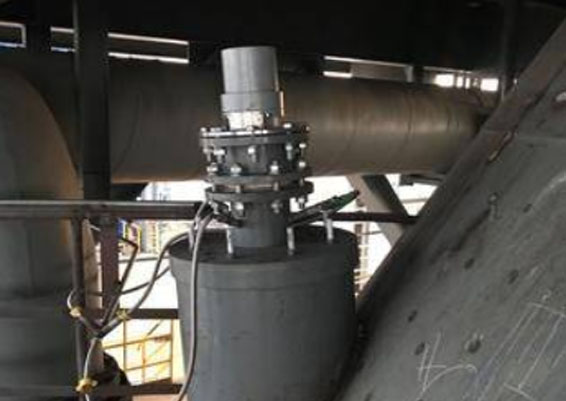 高温雷达物位计现场图片