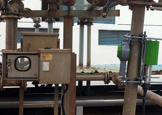 Na-22放射性仪表电厂石灰石浆液脱硫管道